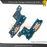 Placa Conector De Carga Samsung Galaxy A01 A015